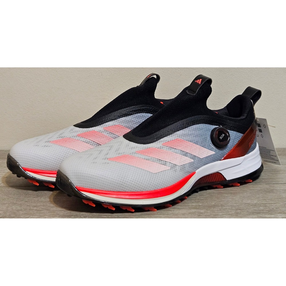 Adidas Adizero ZG BOA Golf Cloud White Lucid Red Cleats‎ IH9896 Men's Size 12